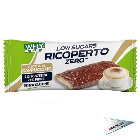 Why-RICOPERTO ZERO (Conf. 20 biscotti da 25 gr)   Cappuccino  
